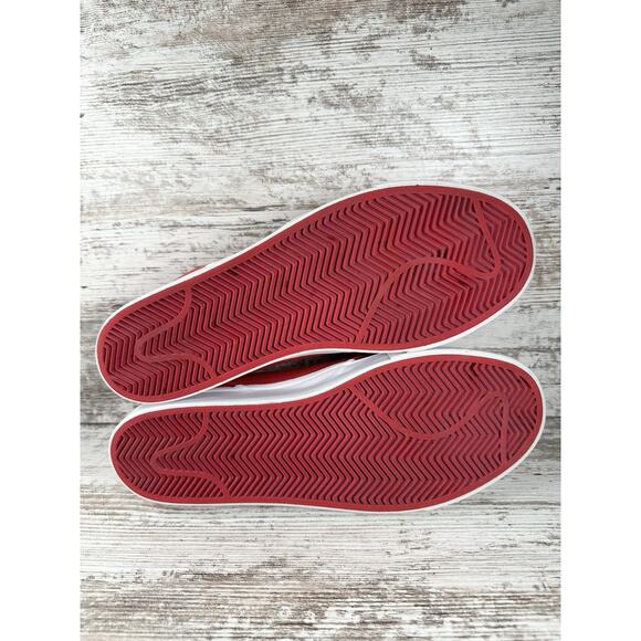 Mens Nike Zoom Stefan Janoski University Red/White Canvas Sneakers Sz 10 EUC!